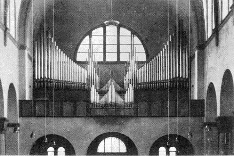 neue Hauptorgel in St. Antonius 1955 neue Hauptorgel in St. Antonius 1955