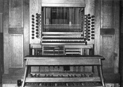 offener Spieltisch der Orgel offener Spieltisch der Orgel