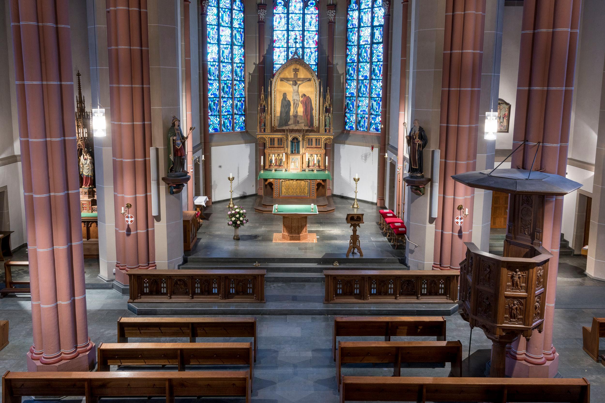 126 Sankt Benediktus Düsseldorf Heerdt I12 Krippe Maria P1250797