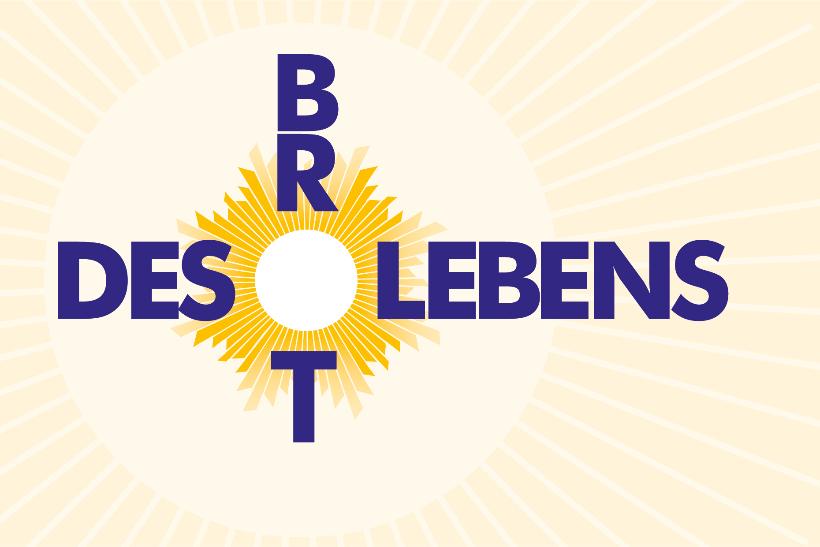 Grafik in beige mit Schriftzug Brot des Lebens