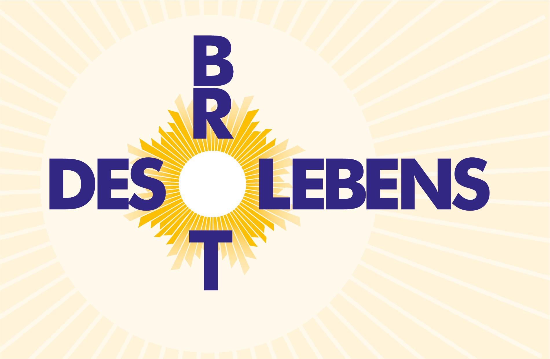 Grafik in beige mit Schriftzug Brot des Lebens