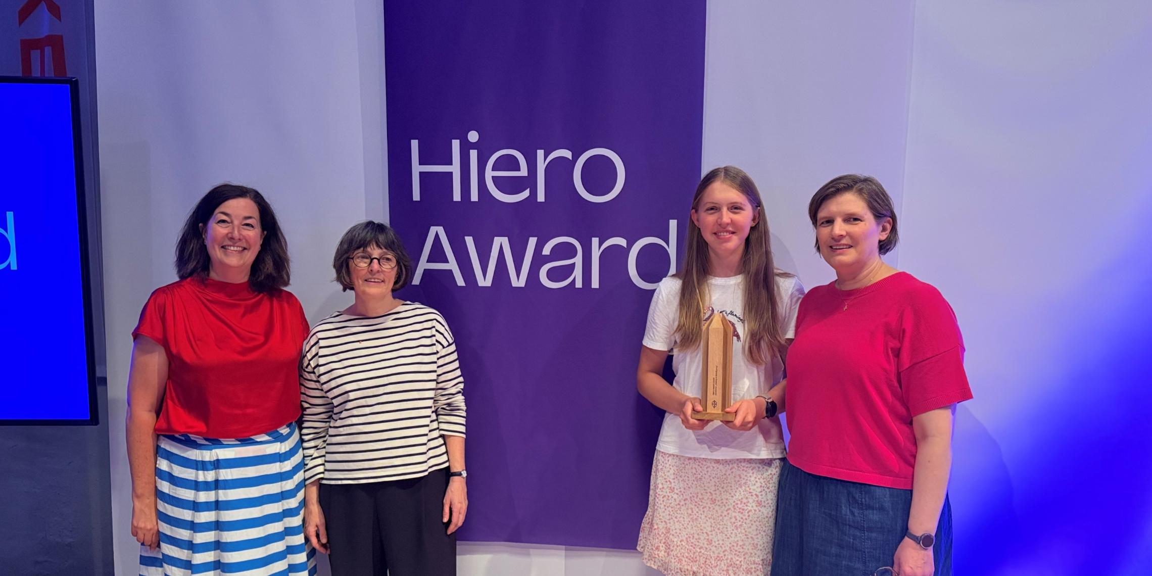 Christian Hering, Beatrix Reese, Greta Herbermann, Silke Herbermann (v.l.n.r.)