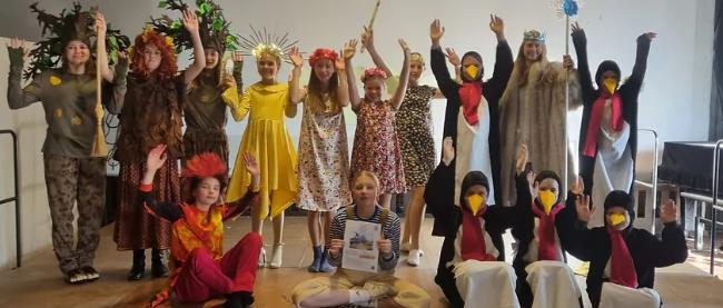 Gruppenfoto des Schauspielteams