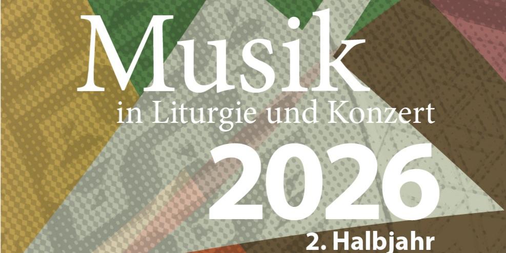 Titelblatt des Kirchenmusikprogrammes
